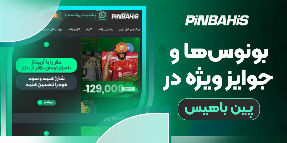 بونوس‌ها و جوایز ویژه در پین باهیس